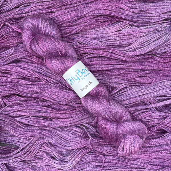 Largo DK - Alpaca, Linen, Silk Fingering Weight Yarn, Hand-Dyed Skeins